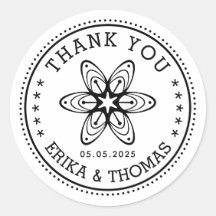 Vaso de Flores Minimalista de Agradecimento de Cas