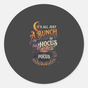 Adesivo Vassoura de Bruxa Hocus Pocus Gato Preto Caldeirão