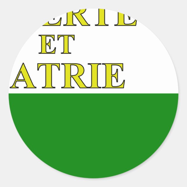 Adesivo Vaud, Suiça (Frente)