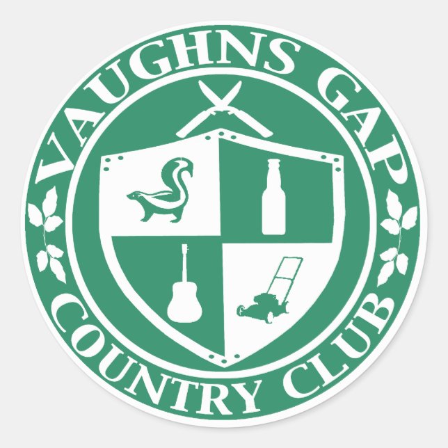 Adesivo Vaughs Gap Country Club Sticker (Frente)