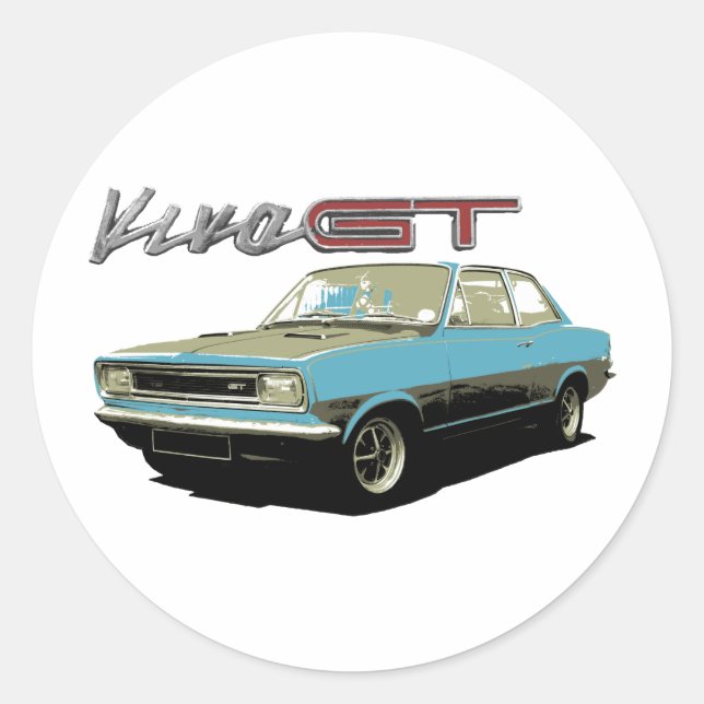Adesivo Vauxhall Viva GT (Frente)