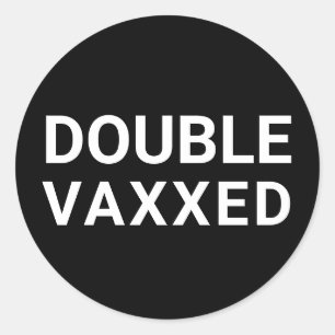 Adesivo Vaxxedo Dobro preto e branco