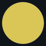 Adesivo Vazio de Casamento Moderno Amarelo Solido Bold<br><div class="desc">Vinheta redonda clássica de Vazio de Casamento Moderno Amarelo-Brilhante-Brilhante</div>