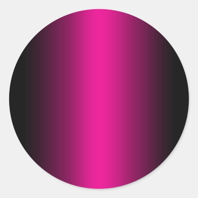 Adesivo Vazio de Gradação Preto e Rosa Quente (Frente)