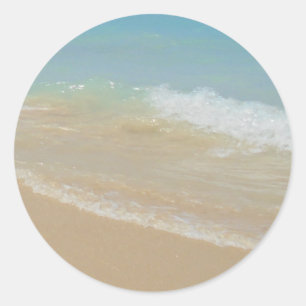 Adesivo Vazio Modelo das ondas do mar de praia