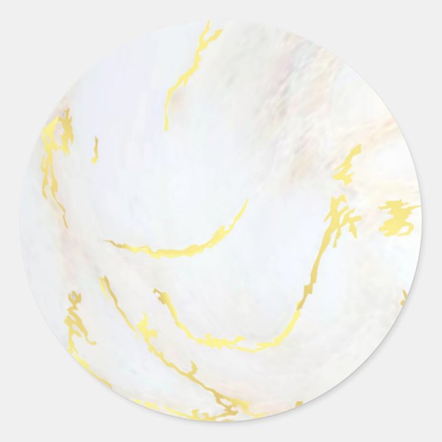 Adesivo Vazio Modelo Dourado Marble Adicione Seu Texto Mod (Frente)