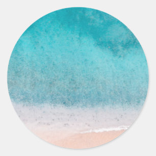 Adesivo Vazio Modelo Praia Areia Mar Azul