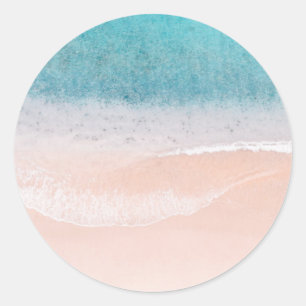 Adesivo Vazio Personalizado Modelo Praia Mar Azul