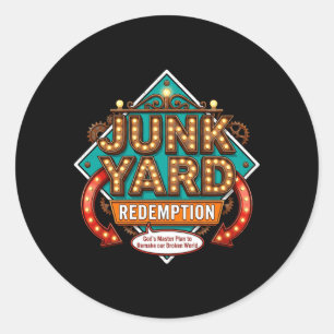 Adesivo Vbs 2026 Junk Yard Redemption Férias Bíblico