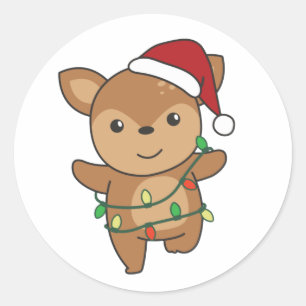 Adesivo Veado de Natal