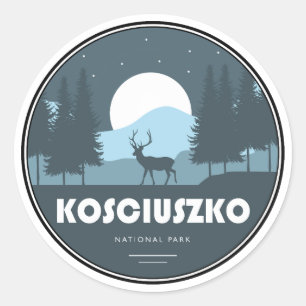 Adesivo Veados do Parque Nacional Kosciuszko