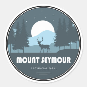 Adesivo Veados do Parque Provincial Mount Seymour