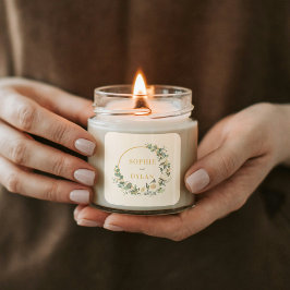 Adesivo Vedante de Casamento Floral de Favor Vedante ou Ve