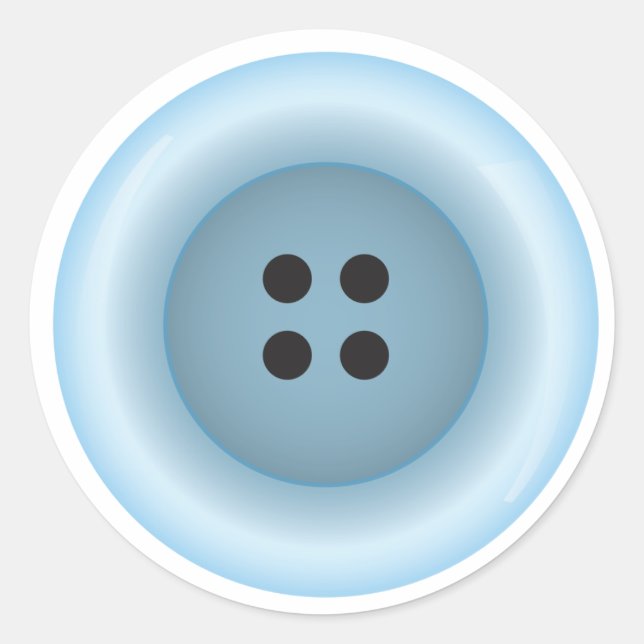 Adesivo Vedante do Botão Azul Claro (Frente)
