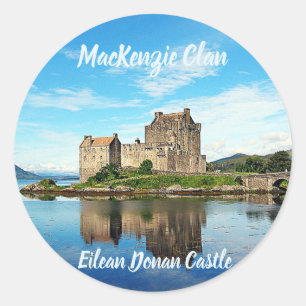 Adesivo Vedante Escocês do Castelo MacKenzie Clan