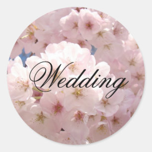 Adesivo Vedantes de Casamento Cartões Blossomas Rosa
