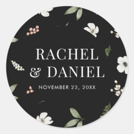 Adesivo Vedantes De Envelope Botânico Floral