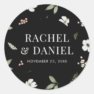 Adesivo Vedantes De Envelope Botânico Floral