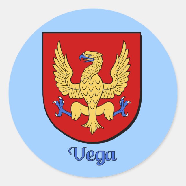 Adesivo Vega Family Shield Stickers (Frente)