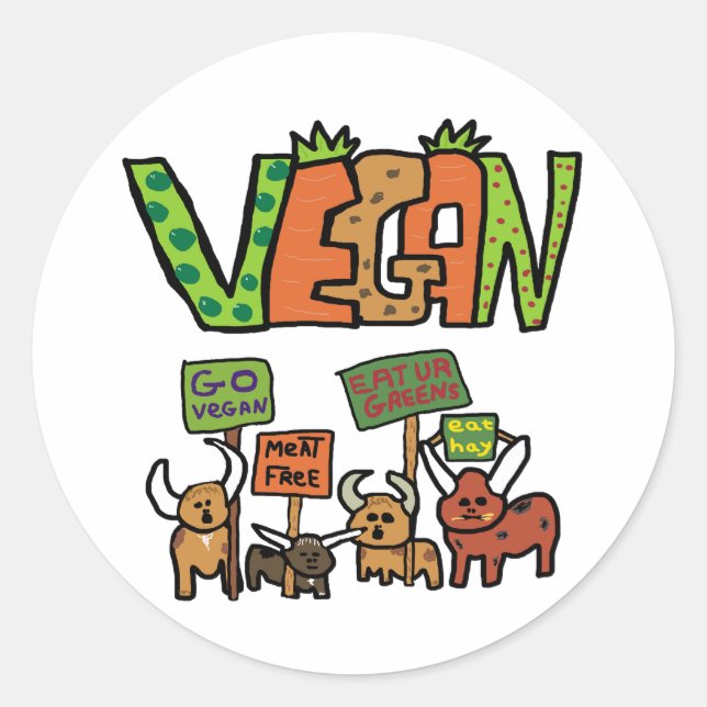 Adesivo Vegan (Frente)