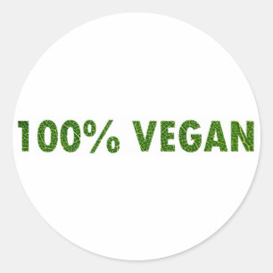Adesivo Vegan 100%