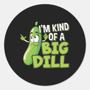 Adesivo Vegan, Eu Sou Um Grande Dill Para Um Pickle