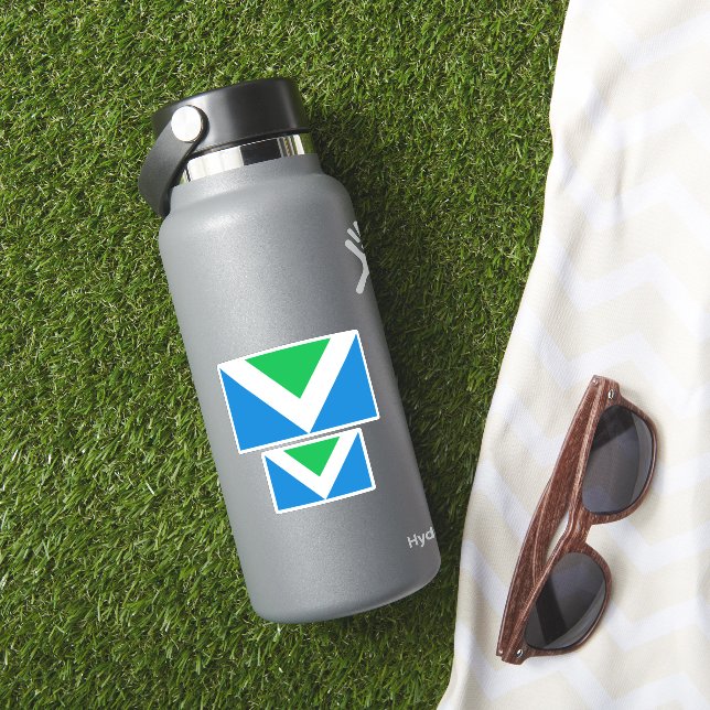 Adesivo Vegan Flag (HydroFlask Insitu)