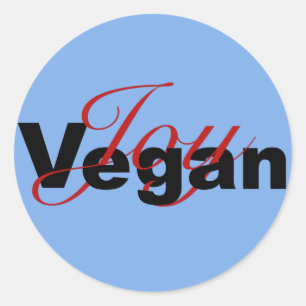Adesivo Vegan Joy (Versão Escura)
