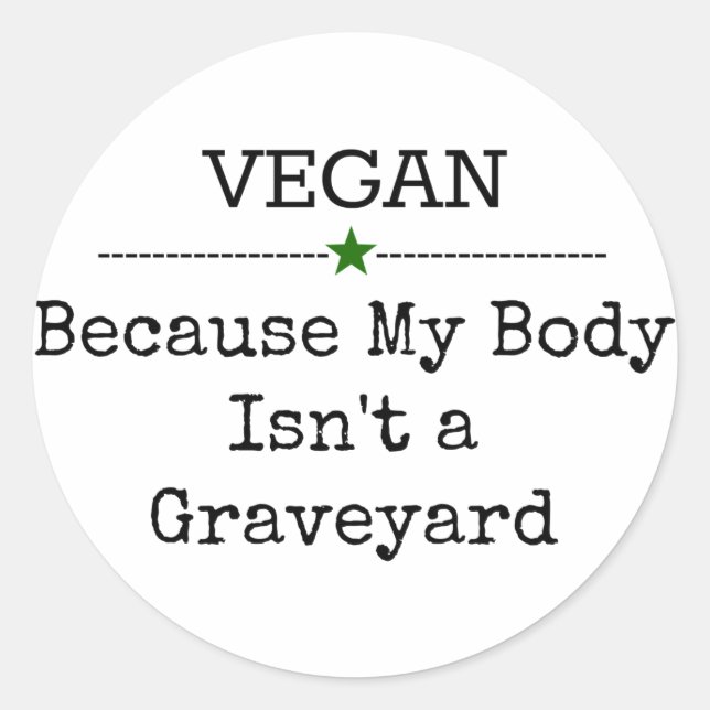 Adesivo Vegan Message Sticker (Frente)