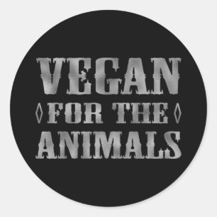 Adesivo Vegan Para Os Animais,
