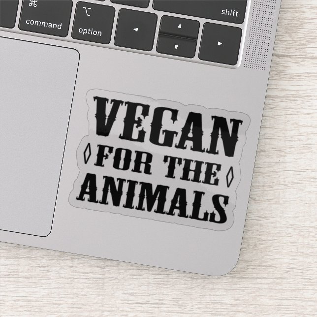 Adesivo Vegan Para Os Animais, (Detalhe)