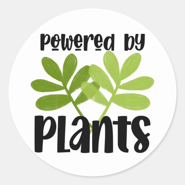 Adesivo Vegan Plant Based Sticker (Frente)