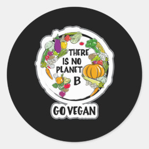 Adesivo Vegan Vegetarian Veggie Vegism Comida Dift Idea
