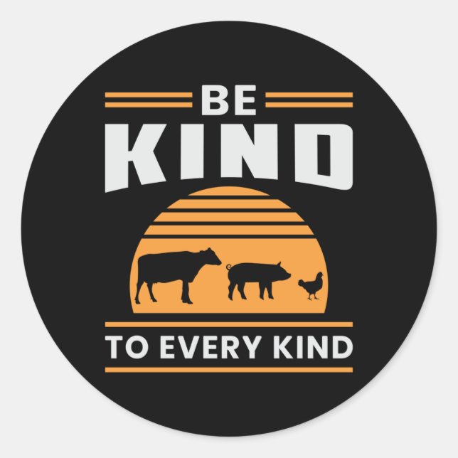 Adesivo Veganismo Vegan Veggie Animal Rights Engraçado Pre (Frente)