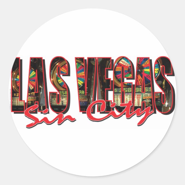 Adesivo VEGAS-WORD-and-Sin-City (Frente)