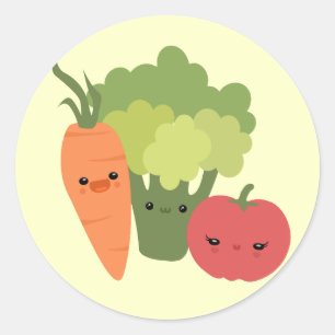 Adesivo Veggie Friends