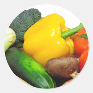 Adesivo Vegtables na cesta de A