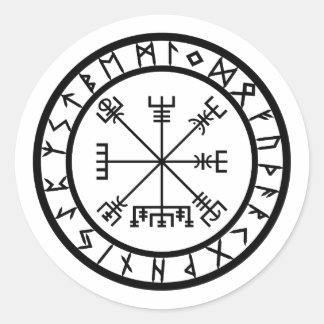 Adesivo Vegvisir - Círculo Rune