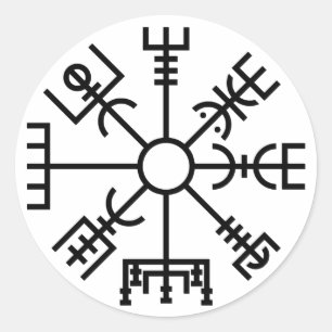 Adesivo Vegvisir Símbolo Norse Shield Odin