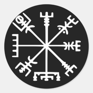 Adesivo Vegvísir (Viking Compass)