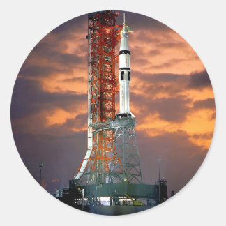 Adesivo Veículo de Lançamento da NASA Apollo Soyuz ao Nasc