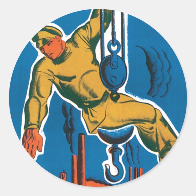 Adesivo Veja a União Soviética no Fazer (Frente)