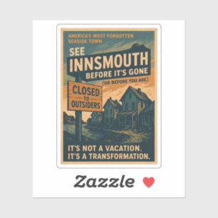 Adesivo Veja Innsmouth Antes de Sair - Uma Cidade Costeira