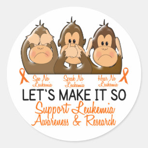 Adesivo Veja que para falar não ouça nenhuma leucemia 2