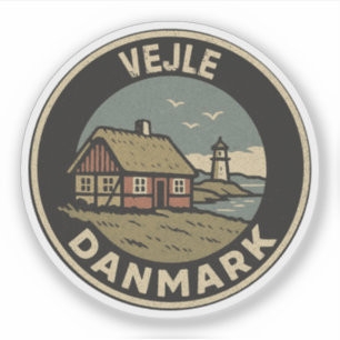 Adesivo Vejle, Dinamarca Danmark