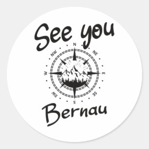 Adesivo Vejo Você Andando Bernau Alemanha Vacante Ski Comp