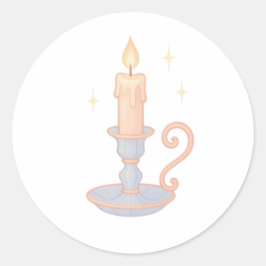 Adesivo Vela com cera pingando