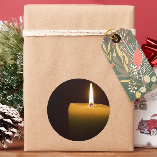 Adesivo Vela com Vidro Clássico Redondo (Feriado)