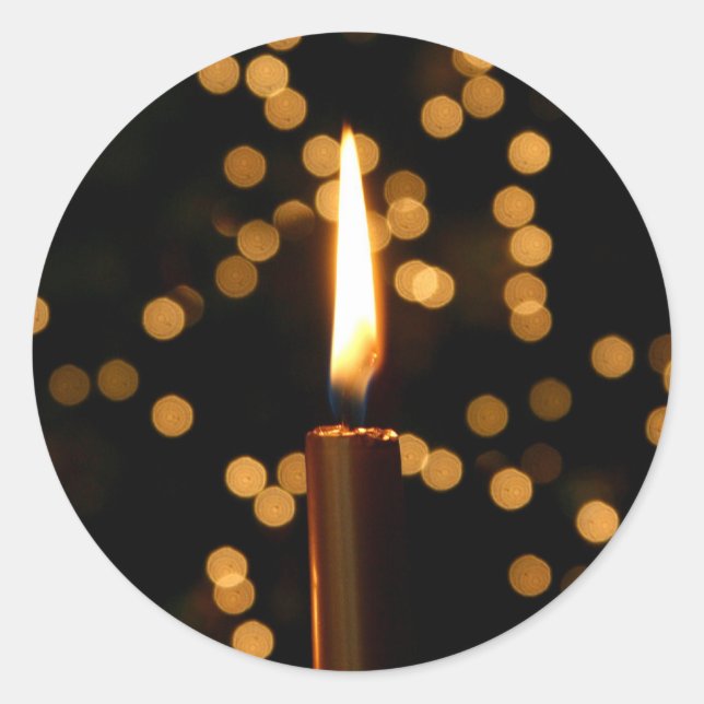 Adesivo Vela de Natal (Frente)