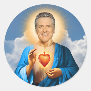 Adesivo Vela de Oração de São Gavin Newsom